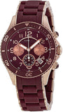 Marc Jacobs Rock Chronograph Red Dial Red Silicone Strap Watch for Women - MBM2596 Authentic Buy Shop Now