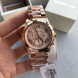 Michael Kors Cooper Rose Gold Rose Gold Steel Strap Watch for Women - MK6275 Authentic Buy Shop Now