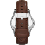 Fossil Grant Automatic White Dial Brown Leather Strap Watch for Men - ME3052 Authentic Buy Shop Now