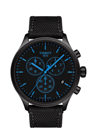 Tissot Chrono XL Quartz Black Dial Black Nylon Strap Watch For Men - T116.617.37.051.00 Authentic Buy Shop Now