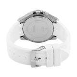 Guess Zena Analog White Dial White Rubber Strap Watch For Women - W1094L1 Authentic Buy Shop Now