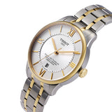 Tissot Chemin Des Tourelles Powermatic 80 Cosc Silver Dial Two Tone Steel Strap Watch For Men - T099.408.22.038.00 Authentic Buy Shop Now