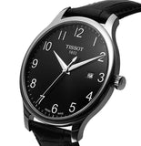 Tissot T Classic Tradition Black Dial Black Leather Strap Watch For Men - T063.610.16.052.00 Authentic Buy Shop Now