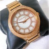 Michael Kors Kerry Mother of Pearl Dial Rose Gold Steel Strap Watch for Women - MK3313 Authentic Buy Shop Now