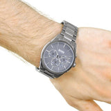 Hugo Boss Classic Grey Dial Grey Steel Strap Watch for Men - 1513364 Authentic Buy Shop Now
