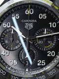 Tag Heuer Carrera x Porsche Automatic Chronograph Black Dial Black Nylon Strap Watch for Men - CBN2A1H.FC6512 Authentic Buy Shop Now