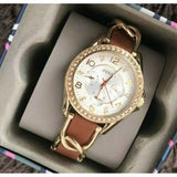 Fossil Riley Multifunction White Dial Orange Leather Strap Watch for Women - ES3723 Authentic Buy Shop Now