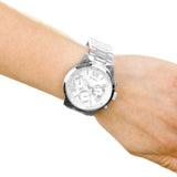 Guess Sunrise Multifunction Quartz White Dial Silver Steel Strap Watch For Women - W0330L3 Authentic Buy Shop Now