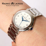 Maurice Lacroix Fiaba Mother of Pearl Dial Two Tone Steel Strap Watch for Women - FA1007-PVP13-170-1 Authentic Buy Shop Now