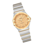 Omega Constellation Manhattan Yellow Dial Two Tone Steel Strap Watch for Women - 131.20.28.60.08.001 Authentic Buy Shop Now