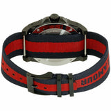 Gucci Dive Tiger Blue and Red Dial Blue Red Blue Nylon Strap Watch For Men - YA136215 Authentic Buy Shop Now