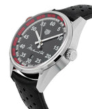 Tag Heuer Carrera Muhammad Ali Calibre 5 Black Dial Black Leather Strap Watch for Men - WAR2A11.FC6337 Authentic Buy Shop Now