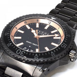 Gucci Dive Quartz Black Dial Black Steel Strap Watch For Men - YA136213 Authentic Buy Shop Now