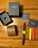 Breitling Superocean Automatic 44mm Yellow Dial Black Rubber Strap Watch for Men - A17367021I1S1 Authentic Buy Shop Now