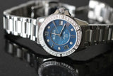 Bulova Marine Star Blue Dial Silver Steel Strap Watch for Women - 96R215 Authentic Buy Shop Now