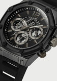 Guess Momentum Black Dial Black Rubber Strap Watch for Men - GW0263G4 Authentic Buy Shop Now