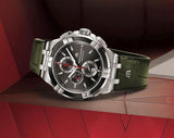 Maurice Lacroix Aikon Quartz Black Dial Green Crocodile Leather Strap Watch for Men - AI1008-PVB21-330-1 Authentic Buy Shop Now