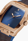 Guess Phoenix Blue Dial Brown Leather Strap Watch for Men - GW0386G2 Authentic Buy Shop Now