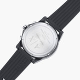 Armani Exchange Outerbanks Chronograph Grey Dial Grey Silicone Strap Watch For Men - AX7123 Authentic Buy Shop Now