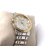 Burberry Heritage White Dial Two Tone Stainless Steel Strap Watch for Men - BU1358 Authentic Buy Shop Now