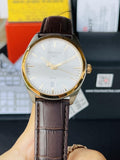 Tissot T Classic PR 100 Quartz White Dial Brown Leather Strap Watch for Men - T101.410.26.031.00 Authentic Buy Shop Now