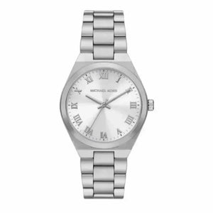 Michael Kors Lennox Three Hand Silver Dial Silver Steel Strap Watch For Women - MK7393 Authentic Buy Shop Now