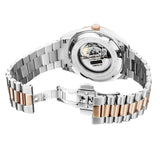 Fossil Townsman Automatic Skeleton White Dial Two Tone Steel Strap Watch for Men - ME3075 Authentic Buy Shop Now