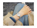 Calvin Klein Rebel Grey Dial Grey Leather Strap Watch for Women - K8P231Q4 Authentic Buy Shop Now