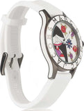 Marc Jacobs Miss Marc Flower White Dial White Silicone Strap Watch for Women - MBM5513 Authentic Buy Shop Now