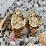 Michael Kors Bradshaw Gold Dial Gold Steel Strap Watch for Women - MK5605 Authentic Buy Shop Now