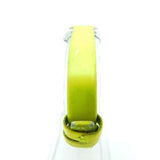 Marc Jacobs Henry White Dial Neon Yellow Rubber Strap Watch for Women - MBM1235 Authentic Buy Shop Now