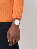 Hugo Boss Skymaster White Dial Brown Leather Strap Watch for Men - 1513786 Authentic Buy Shop Now