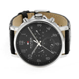 Tommy Hilfiger Daniel Black Dial Black Leather Strap Watch for Men - 1710381 Authentic Buy Shop Now