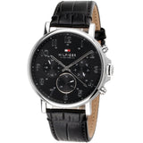 Tommy Hilfiger Daniel Black Dial Black Leather Strap Watch for Men - 1710381 Authentic Buy Shop Now