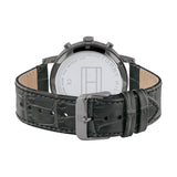 Tommy Hilfiger Evan Black Dial Black Leather Strap Watch for Men - 1710395 Authentic Buy Shop Now