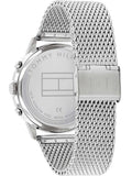 Tommy Hilfiger Kane Black Dial Silver Mesh Bracelet Watch for Men - 1710402 Authentic Buy Shop Now