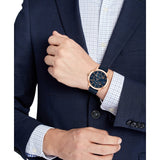 Tommy Hilfiger Henry Chronograph Quartz Blue Dial Blue Leather Strap Watch For Men - 1710475 Authentic Buy Shop Now