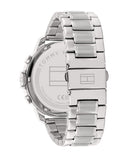 Tommy Hilfiger Luca Chronograph Blue Dial Silver Steel Strap Watch For Men - 1710492 Authentic Buy Shop Now