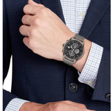 Tommy Hilfiger Weston Chronograph Grey Dial Grey Mesh Bracelet Watch For Men - 1710506 Authentic Buy Shop Now