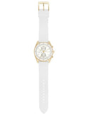 Michael Kors Hadyn Chronograph White Dial White Rubber Strap Watch for Women - MK7484 Authentic Buy Shop Now