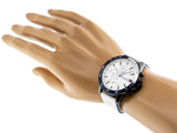 Tommy Hilfiger Bank Chronograph White Dial White Rubber Strap Watch for Men - 1791723 Authentic Buy Shop Now