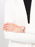 Swarovski Passage Chrono Pink Dial Pink Leather Strap Watch for Women - 5580352 Authentic Buy Shop Now