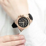 Michael Kors Dylan Black Dial Black Rubber Strap Watch for Men - MK8184 Authentic Buy Shop Now