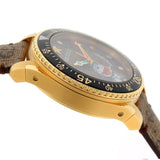 Gucci Dive Doraemon Quartz Brown Dial Brown Leather Strap Watch For Men - YA136335 Authentic Buy Shop Now