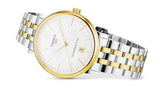 Tissot Carson Premium Powermatic 80 White Dial Two Tone Steel Strap Watch For Men - T122.407.22.031.00 Authentic Buy Shop Now