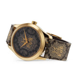 Gucci G Timeless Brown Dial Brown Leather Strap Watch For Men - YA1264068 Authentic Buy Shop Now