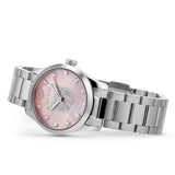 Gucci G Timeless Quartz Mother of Pearl Pink Dial Silver Steel Strap Watch For Women - YA1265013 Authentic Buy Shop Now