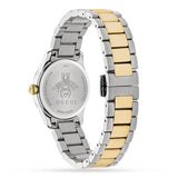 Gucci G Timeless Quartz Mother of Pearl Dial Two Tone Steel Strap Watch For Women - YA1265012 Authentic Buy Shop Now