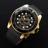 Gucci Dive Quartz Black Dial Black Rubber Strap Watch For Men - YA136219 Authentic Buy Shop Now
