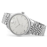 Gucci G Timeless Automatic Silver Dial Silver Steel Strap Watch for Men - YA126354 Authentic Buy Shop Now